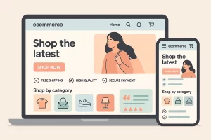 ecommerce homepage design