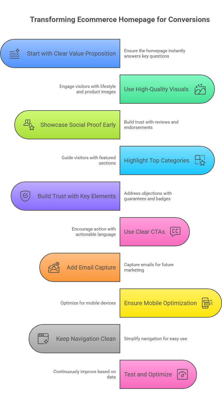 Why Your Ecommerce Homepage Matters - visual selection