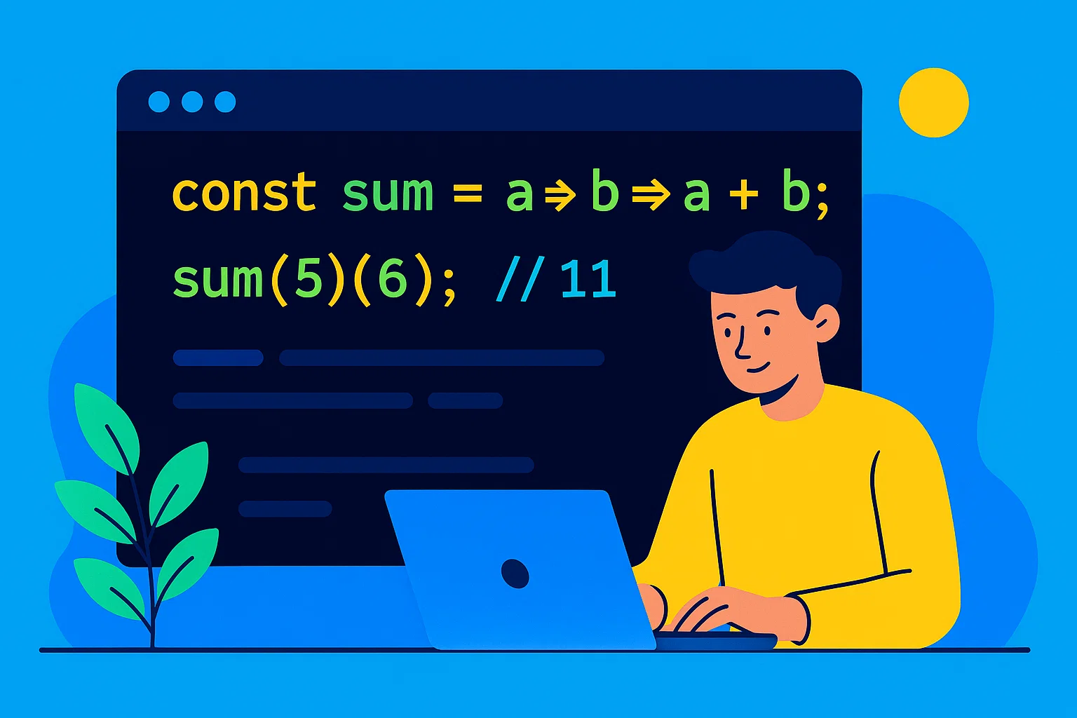 JavaScript currying and arrow functions