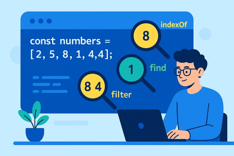 javascript array search methods